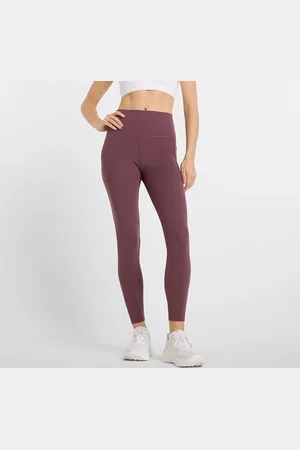 New Balance Legginsy damskie WP51124FDP – bordowe