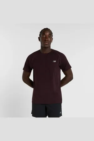 New Balance Koszulka męska MT41080FDP – bordowa