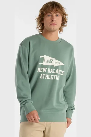 New Balance Bluza męska MT51929DKJ – zielona