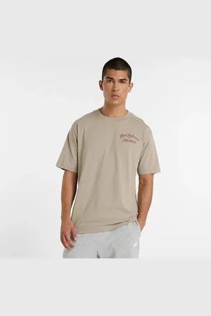 New Balance Koszulka męska MT43556ADS – beżowa