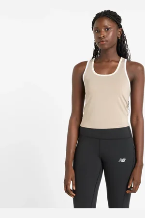 New Balance Koszulka damska WT51401ADS – beżowa