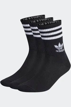 adidas Zestaw 3 par skarpetek do połowy łydkiUK 2