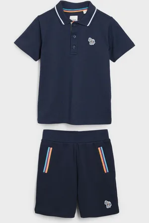 Paul Smith Boys 100% Cotton Polo Shirt and Short Set122128 cm