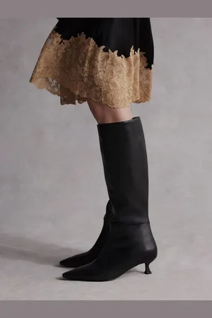 Next Tabitha Simmons Isabella Kitten Heel Knee High BootsEU 43 (UK 9)