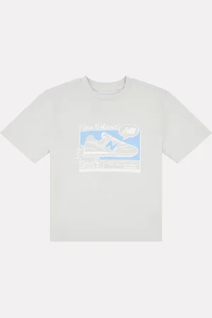 New Balance Kids Sneaker Poster Graphic 100% Cotton T-Shirt140146 cm