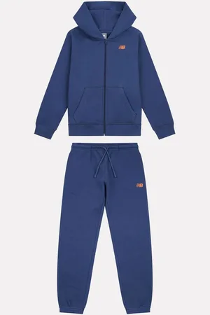 New Balance Boys Small Brush Back Logo Hoodie Set12