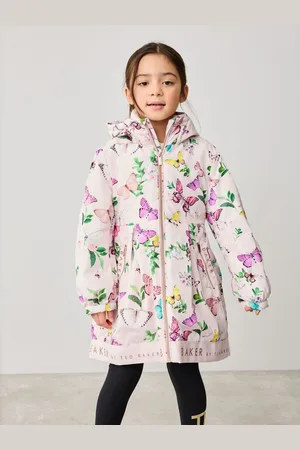 Ted Baker Pink Shower Resistant Floral Printed Rain Trench2