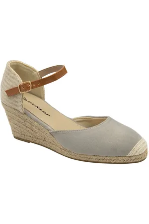 Dunlop Ladies Wedge Espadrille ShoesEU 41 (UK 8)