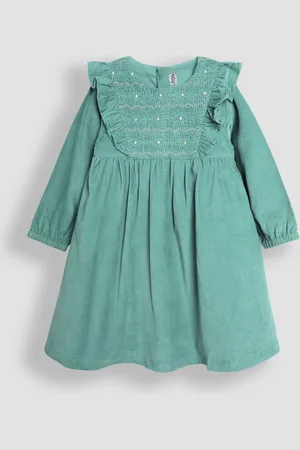 JoJo Maman Bébé Cord Smocked Frill Party Dress3