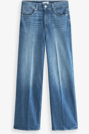 Paige Blue Sasha Distressed Wide Leg 100% Cotton Jeans31 R