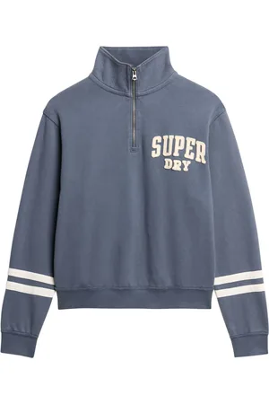 Superdry Athletic Applique Half Zip 100% Cotton Sweatshirt42