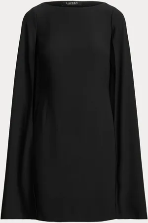 Ralph Lauren Petra Cape Georgette Cocktail Mini Dress38