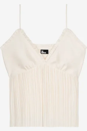 The Kooples V-Neck Pleated Cami Vest TopEU 40 (UK 12)