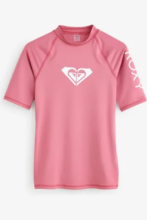 Roxy Wholehearted Short Sleeve Logo Rash VestL