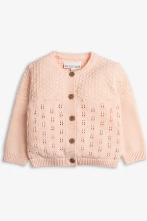The Little Tailor 100% Cotton Pointelle Knitted Cardigan9