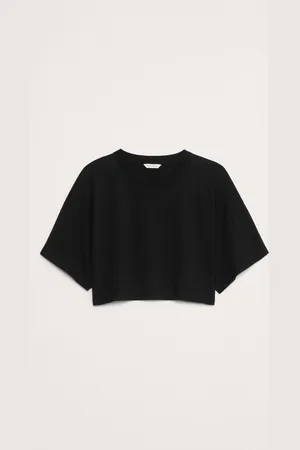 Banana Republic Oversized Vintage Cotton Cropped T-ShirtS