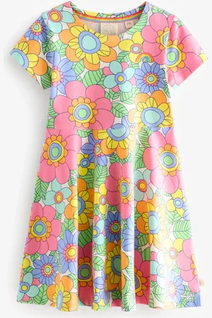 Little Bird Multi Short Sleeve Skater Dress3