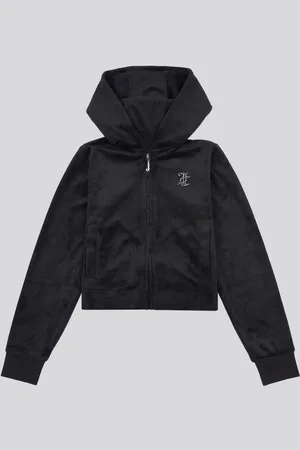 Juicy Couture Girls Arch Zip-Thru Diamante Hoodie122128 cm