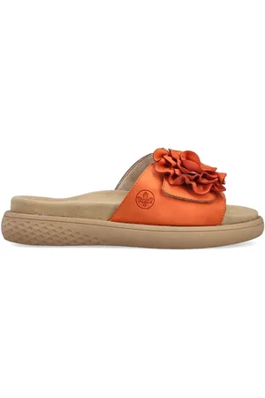 Rieker Womens Orange Hook & Loop Shoeseu39
