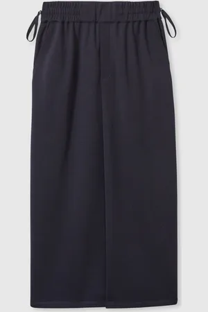 Reiss Nora Wool-Blend Ruched Jersey Midi Skirt38