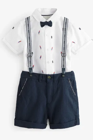 Ted Baker Shirt Shorts and Braces Set122128 cm