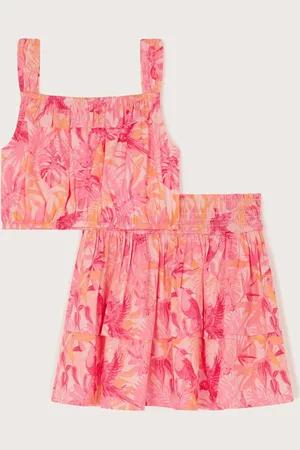 Monsoon Birds Of Paradise Crop Top and Skirt Set152158 cm