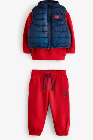 New Balance Baby Boys Sweatshirt Joggers And Gilet Set12 miesięcy