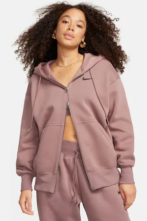 Nike Oversized Phoenix Fleece Mini Swoosh Full Zip Hoodie40-42