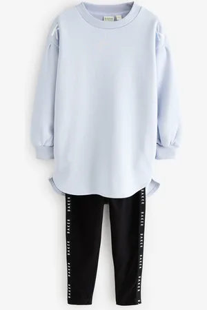 Ted Baker Blue Longline Logo Sweat Top and Leggings Set122128 cm