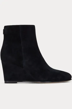 Ralph Lauren Sherry Suede Wedge Heeled BootsEU 39 (UK 6)