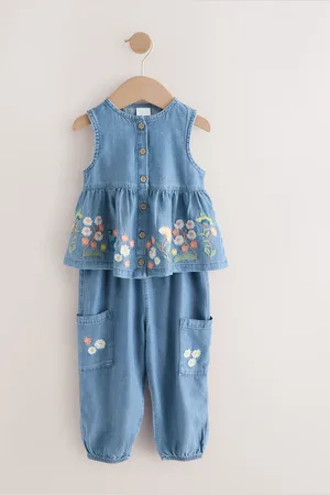 Next Embroidered Trousers and Top Set (3mths-7yrs)6874 cm