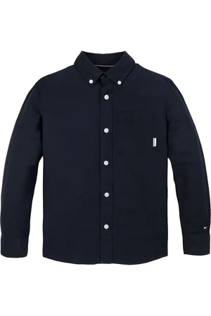 Tommy Hilfiger Relaxed Linen Blend Long Sleeve Shirt166168 cm