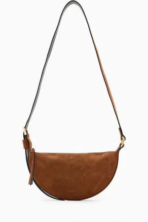 AllSaints AllSaints Halfmoon Suede Xbody BagJeden
