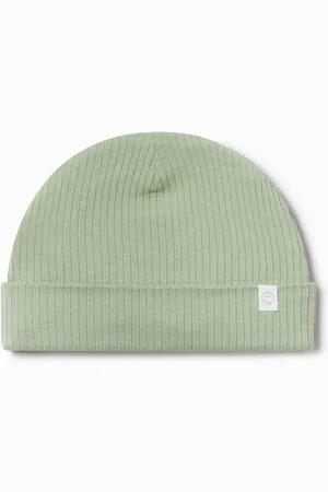 Mori Ribbed Beanie Hat In Organic Cotton & BambooDo 3 miesięcy (50