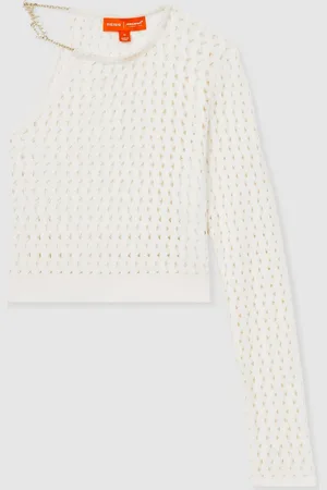 Reiss Flow McLaren F1 Team One-Sleeve Crop TopXS