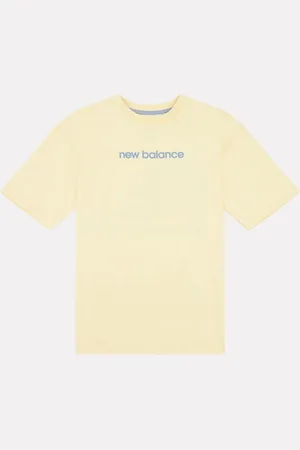 New Balance Kids Floral Sneaker Back Graphics 100% Cotton T-Shirt122128 cm