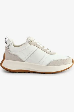 FitFlop F-Mode Flow Fabric Suede Leather TrainersEU 36 (UK 3)