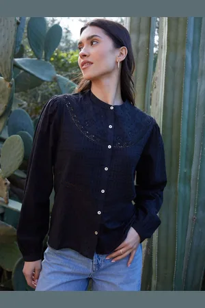 Threadbare Lace Detail Boho 100% Cotton Blouse44