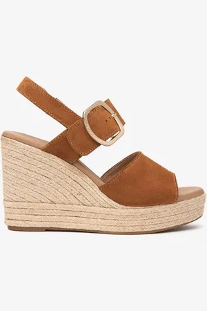 Nero Giardini Suede Block Heel Platform Sandalseu39