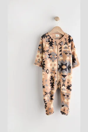 Next Baby Zip Fleece Sleepsuit2