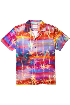 Joe Browns Sunset Palm Tree Short Sleeve Shirt2X-L