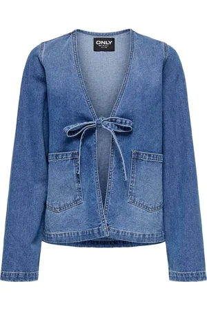 ONLY Tie Front Denim ShirtXL 16