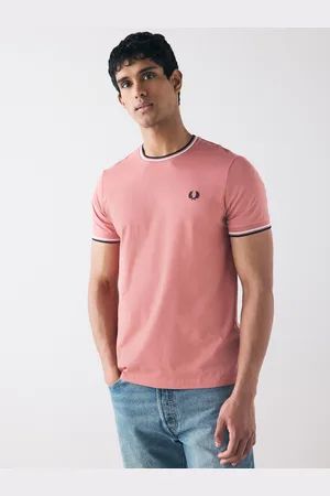 Fred Perry Koszulka z podwójną lamówką i logoS