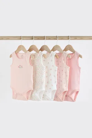 Next Baby 100% Cotton Vests 5 Pack6
