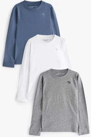 Abercrombie & Fitch White Polo Shirts 3 Pack7