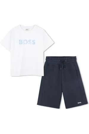 HUGO BOSS Logo Short Sleeve T-Shirt & Short Set5 lat (110 cm)
