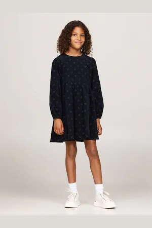 Tommy Hilfiger 100% Cotton Embroidered Corduroy Long Sleeve Dress12 lat (152 cm)