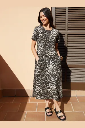 Threadbare 100% Cotton Smock Style Midi DressEU 42 (UK 14)