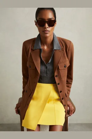 Reiss Cleo Cross-Over Mini Skirt42