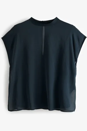 Next Sheer Layer Cap Sleeve Top40